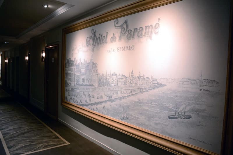 Fresque dans le couloir