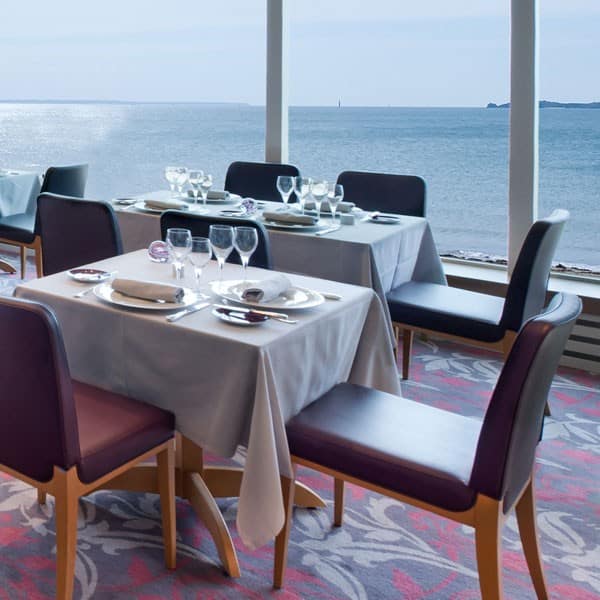 hotel restaurant vue mer en bretagne